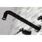 Kingston Brass Roman Tub Faucet, Oil Rubbed Bronze, Wall Mount KS8025ML - alternate 2